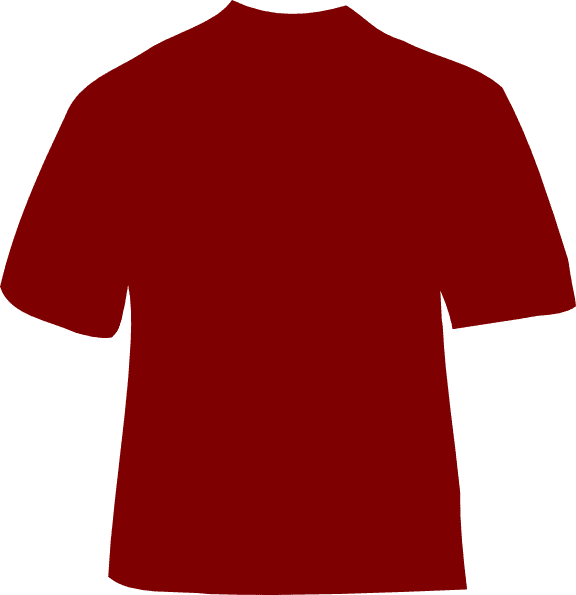 Maroon T-shirt - Red Football Shirt Clipart - Transparent PNG Free Download | PNGio