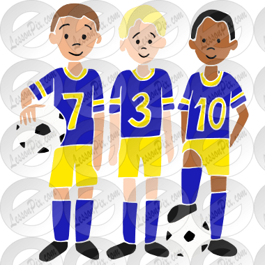 Soccer Team Stencil - Football Team - Transparent PNG Free Download | PNGio