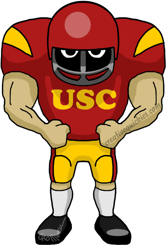 Los Angeles Southern California Trojans - Dallas Cowboy Football Player Clipart - Transparent PNG Free Download | PNGio