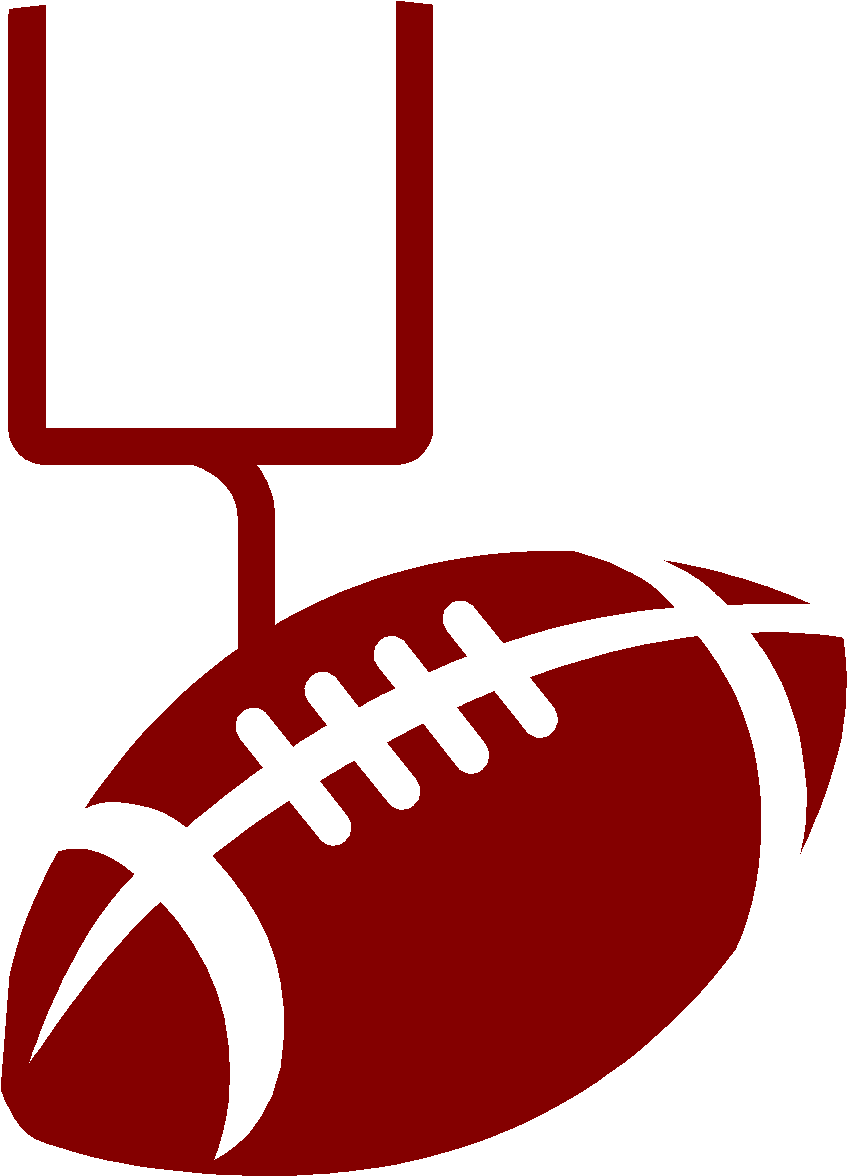 Powder Puff Football Clipart - Football 1st Birthday Yard Sign - Transparent PNG Free Download | PNGio