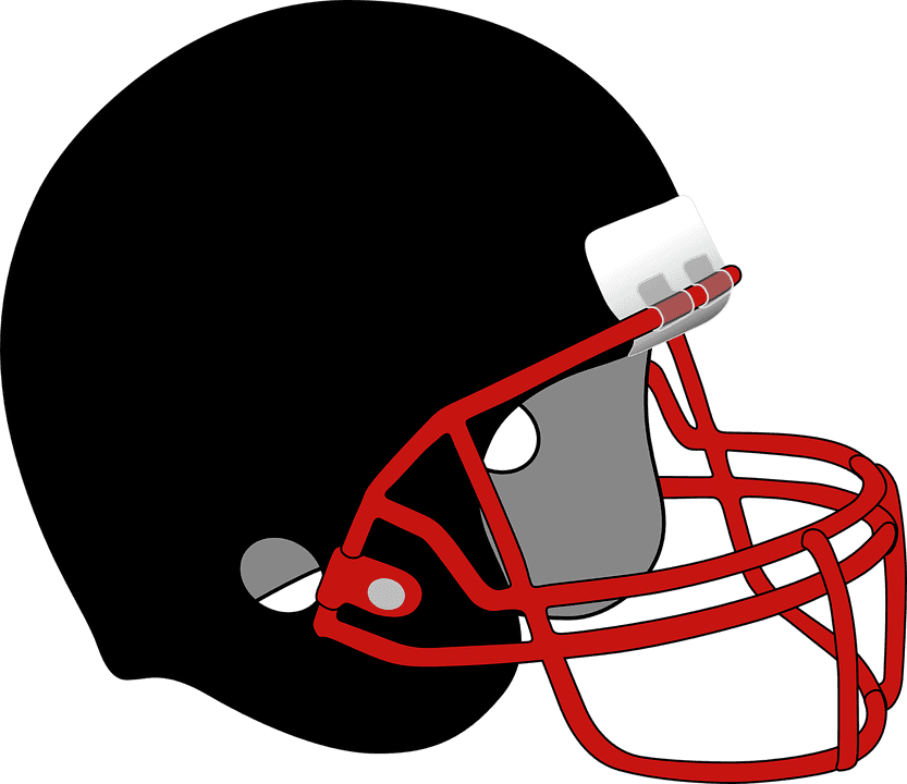 Fire Helmet Clipart - Red And Black Football Helmet - Transparent PNG Free Download | PNGio