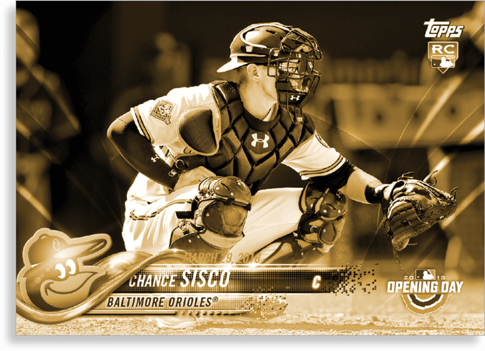 Chance Sisco 2018 Topps Opening Day Baseball Base Poster - Football Helmet - Transparent PNG Free Download | PNGio