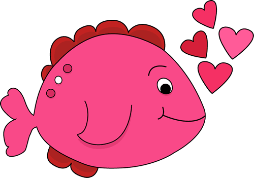 Cute Valentine\'s Day Fish Clip Art Cute Valentine\'s - Valentine Fish Clipart - Transparent PNG Free Download | PNGio