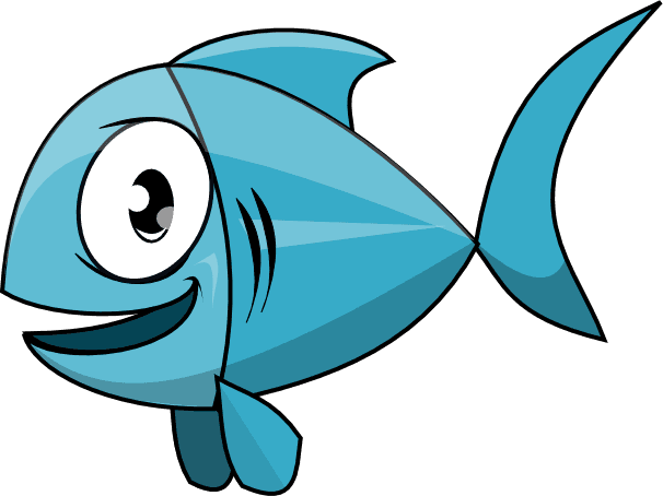 School Of Fish Clip Art - Cartoon Fish Clipart - Transparent PNG Free Download | PNGio