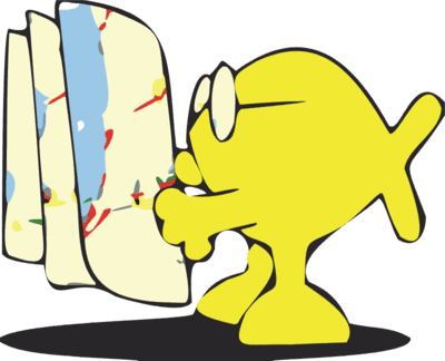 Road Map Clipart Clip Art Hd - Fish Reading Map - Transparent PNG Free Download | PNGio