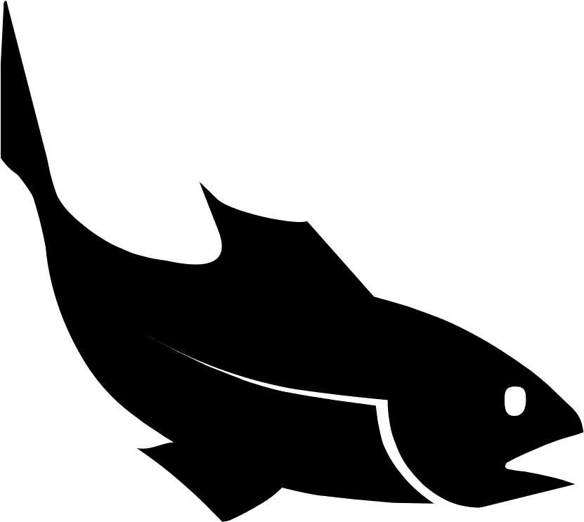 Fish Black And White Tropical Fish Clip Art Black And - Clip Art Transparent Fish - Transparent PNG Free Download | PNGio