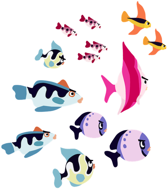 School Fish Cliparts - School Of Fish Png - Transparent PNG Free Download | PNGio