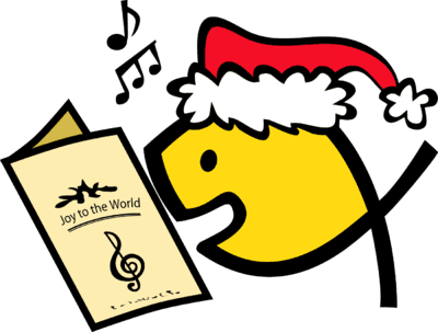 Christmas Carol Fish - Clip Art Christmas Fish - Transparent PNG Free Download | PNGio