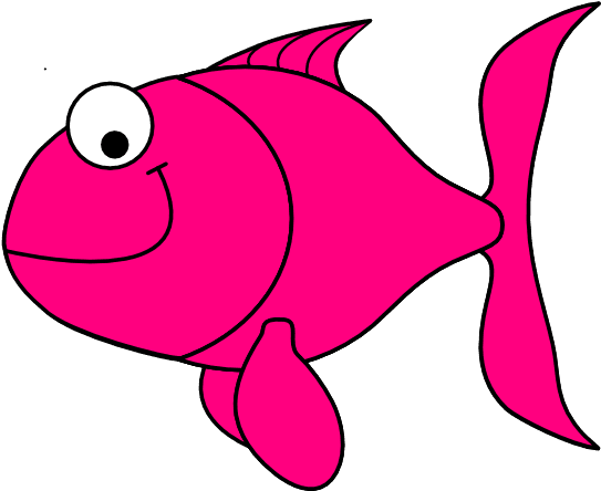 Pink Fish Clip Art At Clker - Clip Art Fish Transparent - Transparent PNG Free Download | PNGio