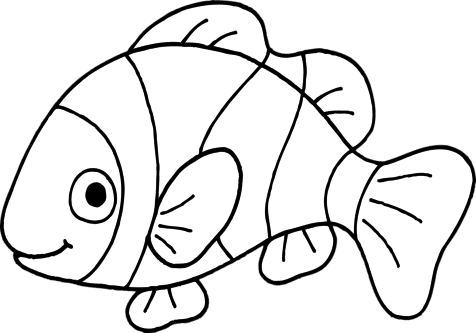 Sontreasure Message Clip Art Island Vbs Coloring Trend - Black And White Fish Clip Art - Transparent PNG Free Download | PNGio