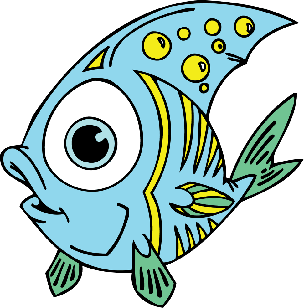 Esl Kids Pets Animals Vocabulary - Funny Fish Clip Art - Transparent PNG Free Download | PNGio