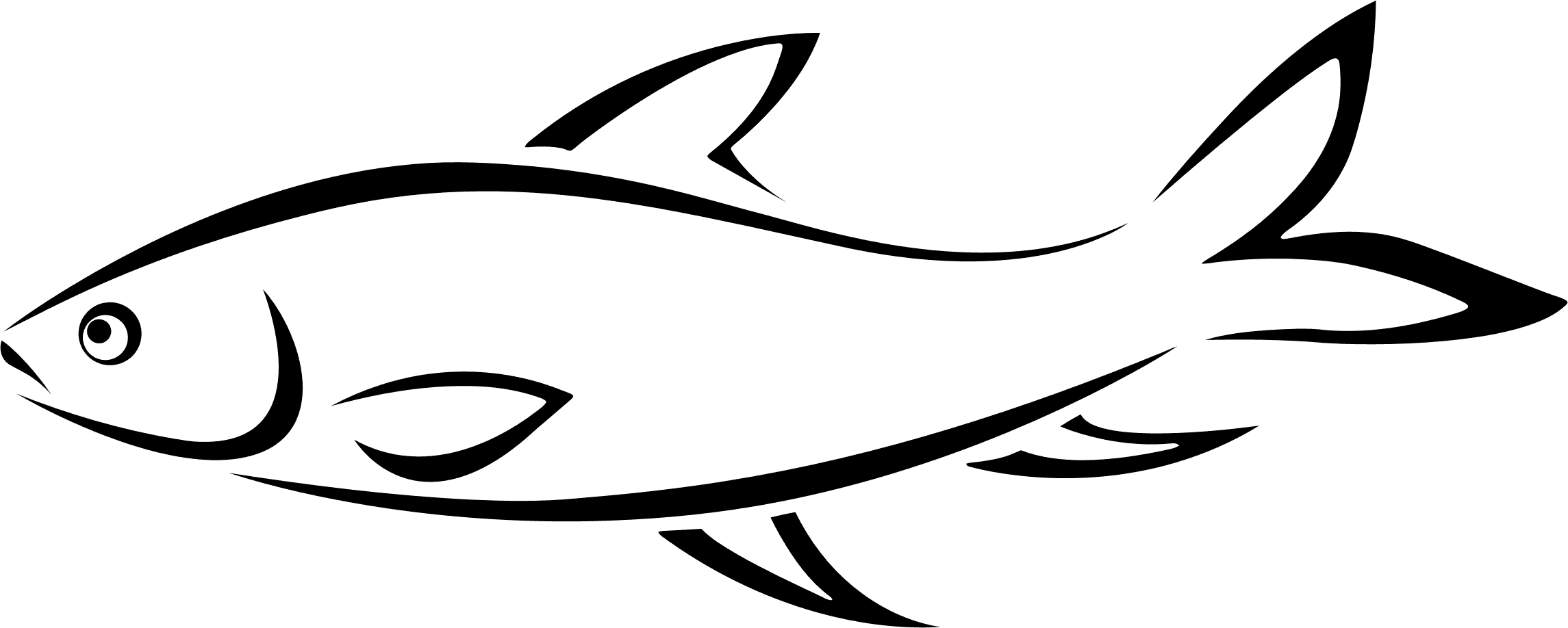 Fish Food Clipart - Fish Line Drawing - Transparent PNG Free Download | PNGio