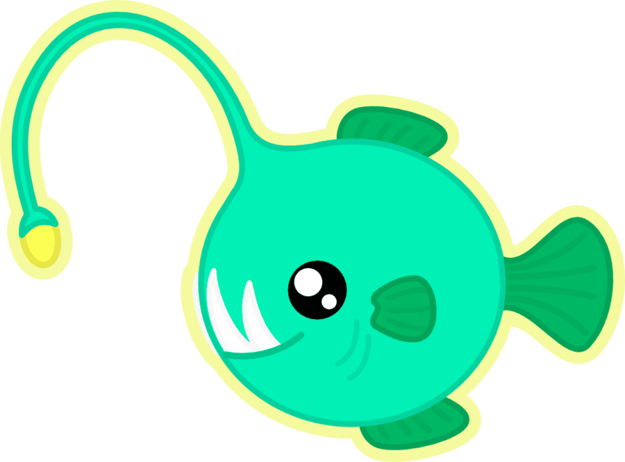 More Like Dd Angler Fish By Amis0129 - Angler Fish Drawing Cute - Transparent PNG Free Download | PNGio