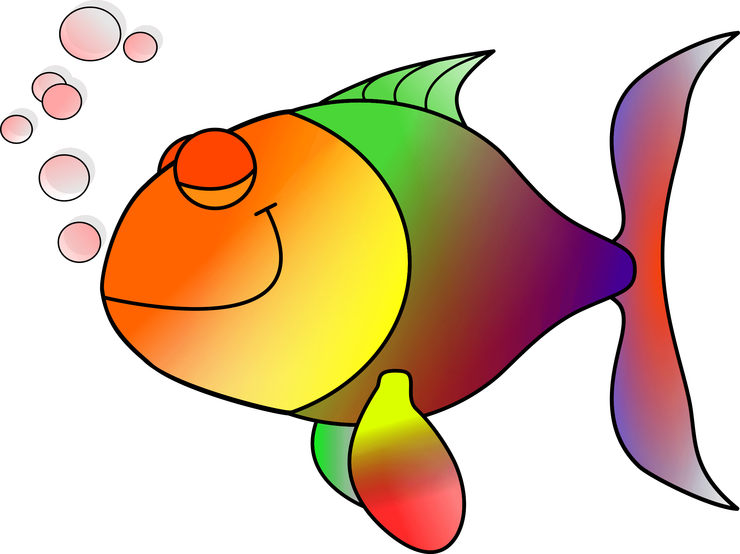 Fish Happily Asleep - Fish Clipart - Transparent PNG Free Download | PNGio
