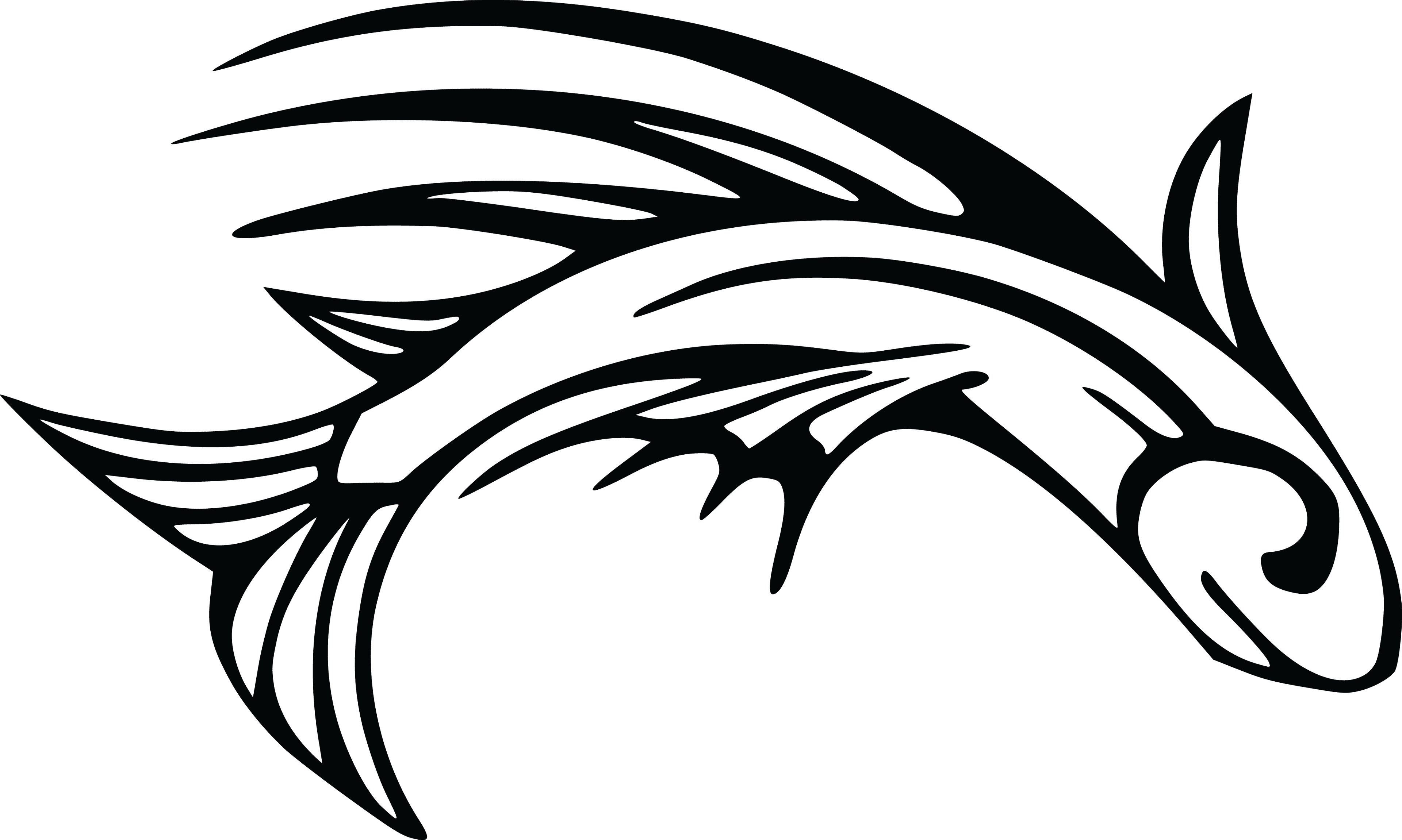 Free Clipart Of A Fish - Stylised Fish - Transparent PNG Free Download | PNGio