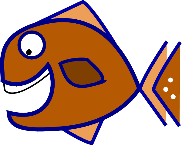 Brown Fish Clip Art At Clker - Clipart Fish Brown - Transparent PNG Free Download | PNGio