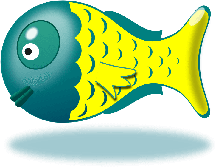 Free Babyfish - Cartoon Fish With Transparent Background - Transparent PNG Free Download | PNGio