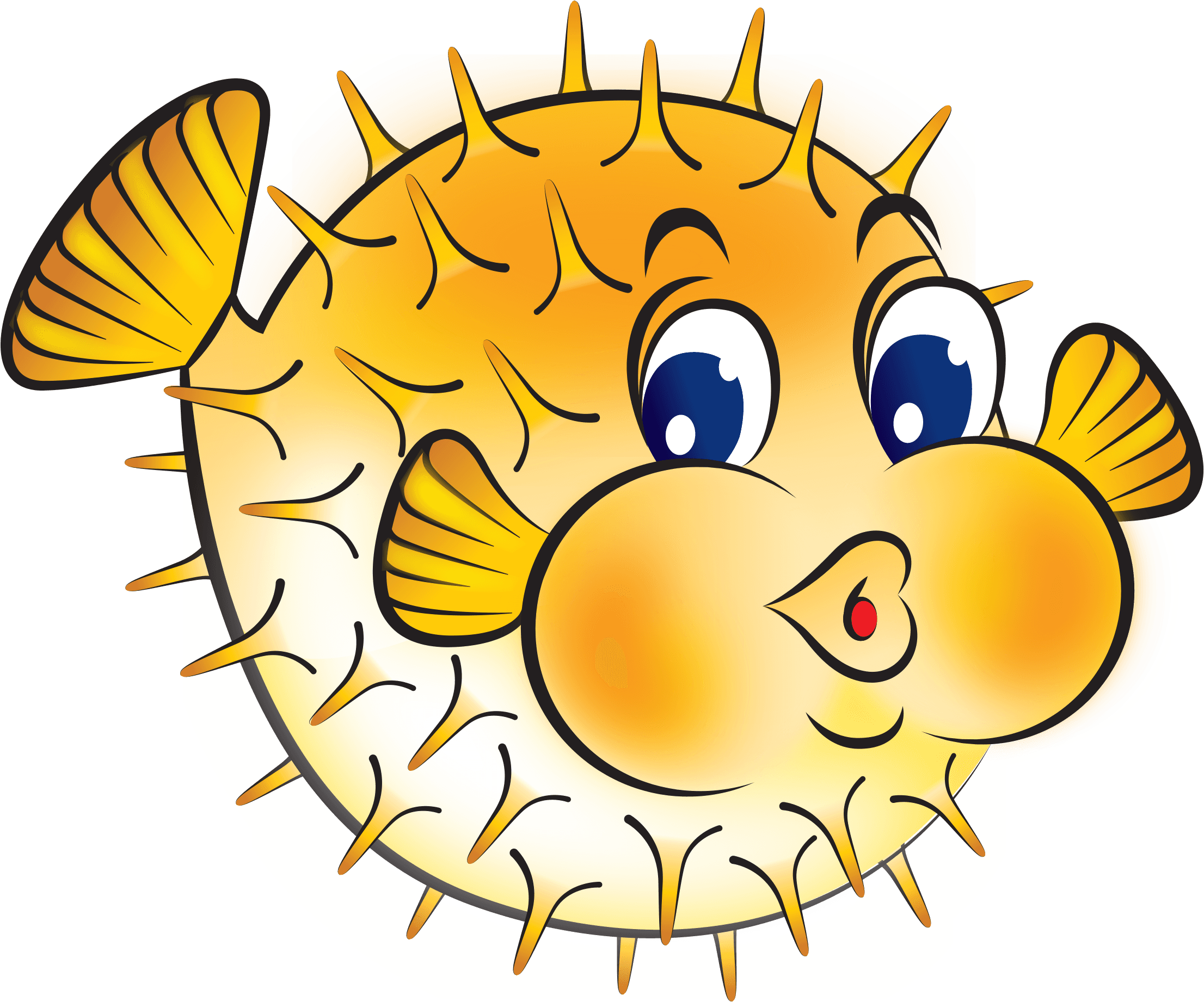 Pufferfish Clipart - Puffer Fish Clipart - Transparent PNG Free Download | PNGio