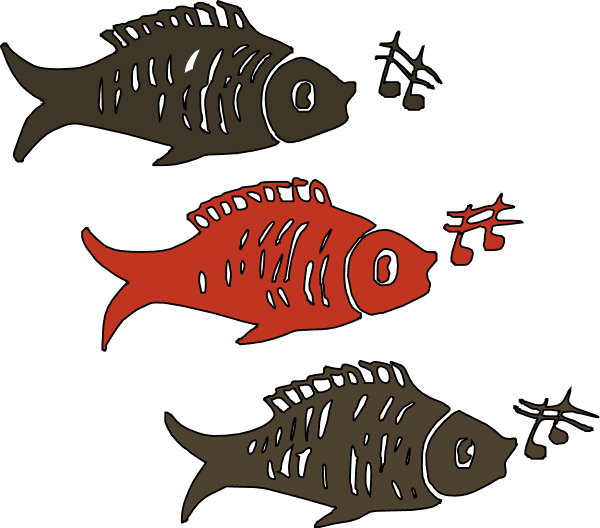 Singing Fish Clip Art - Transparent PNG Free Download | PNGio