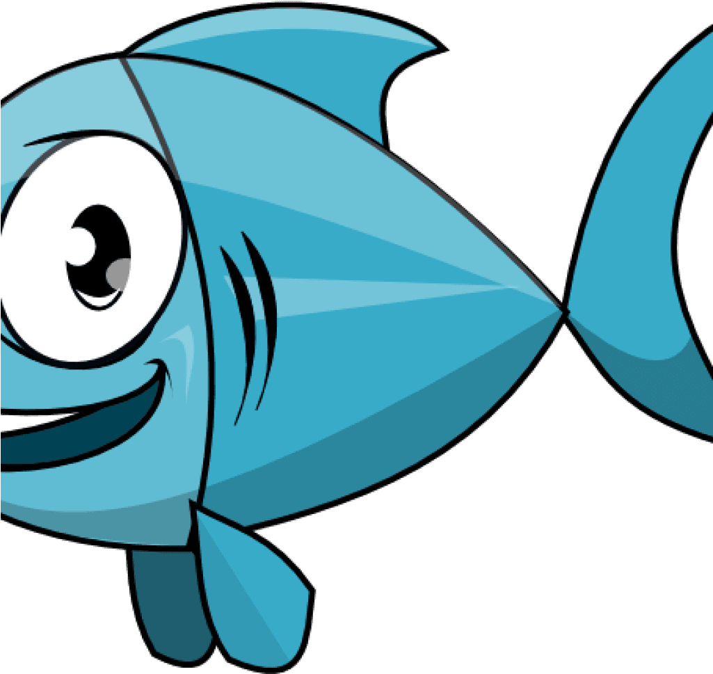 Cartoon Fish Clipart Free Cartoon Fish Clip Art Dinosaur - Blue Fish Clipart - Transparent PNG Free Download | PNGio