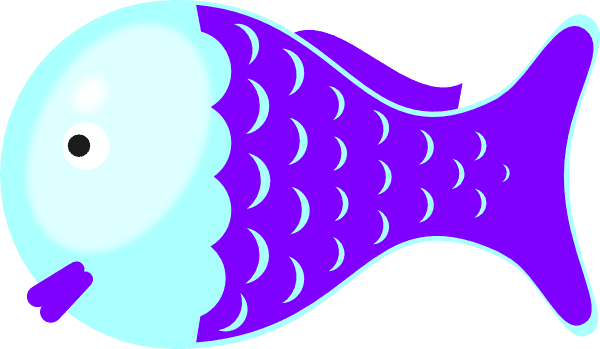 Purple Fish Clip Art - Cute Purple Color Fish Cartoon - Transparent PNG Free Download | PNGio