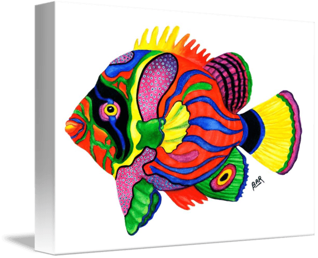 Colorful Tropical Fish - Transparent PNG Free Download | PNGio