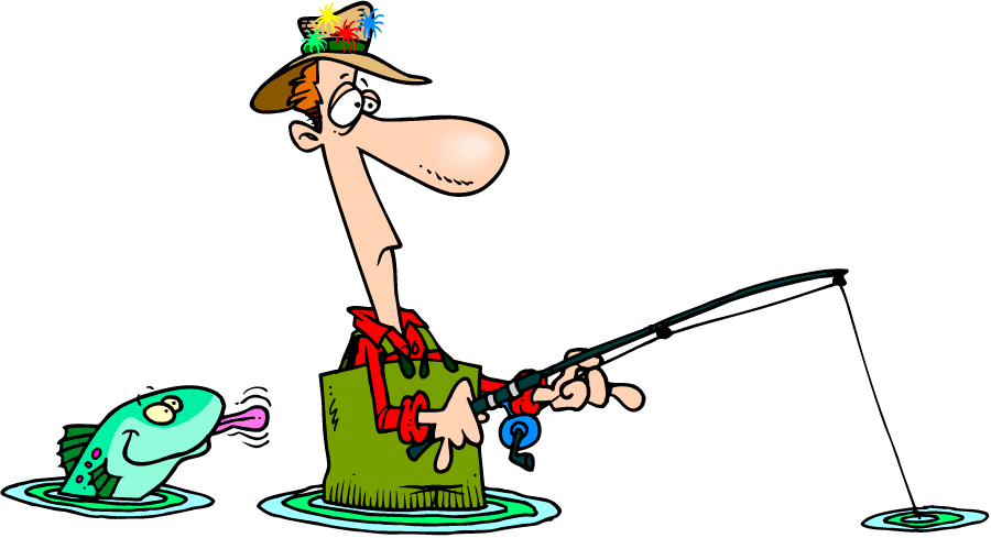 Who Should Teach Your Patrons To Fish - Cartoon Fishing - Transparent PNG Free Download | PNGio