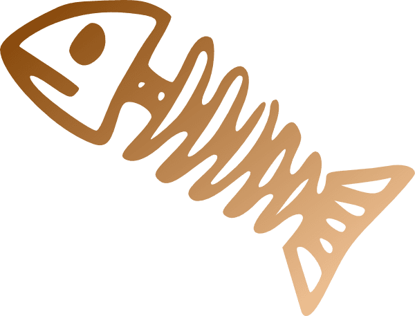 Fish Bone Cartoon - Transparent PNG Free Download | PNGio