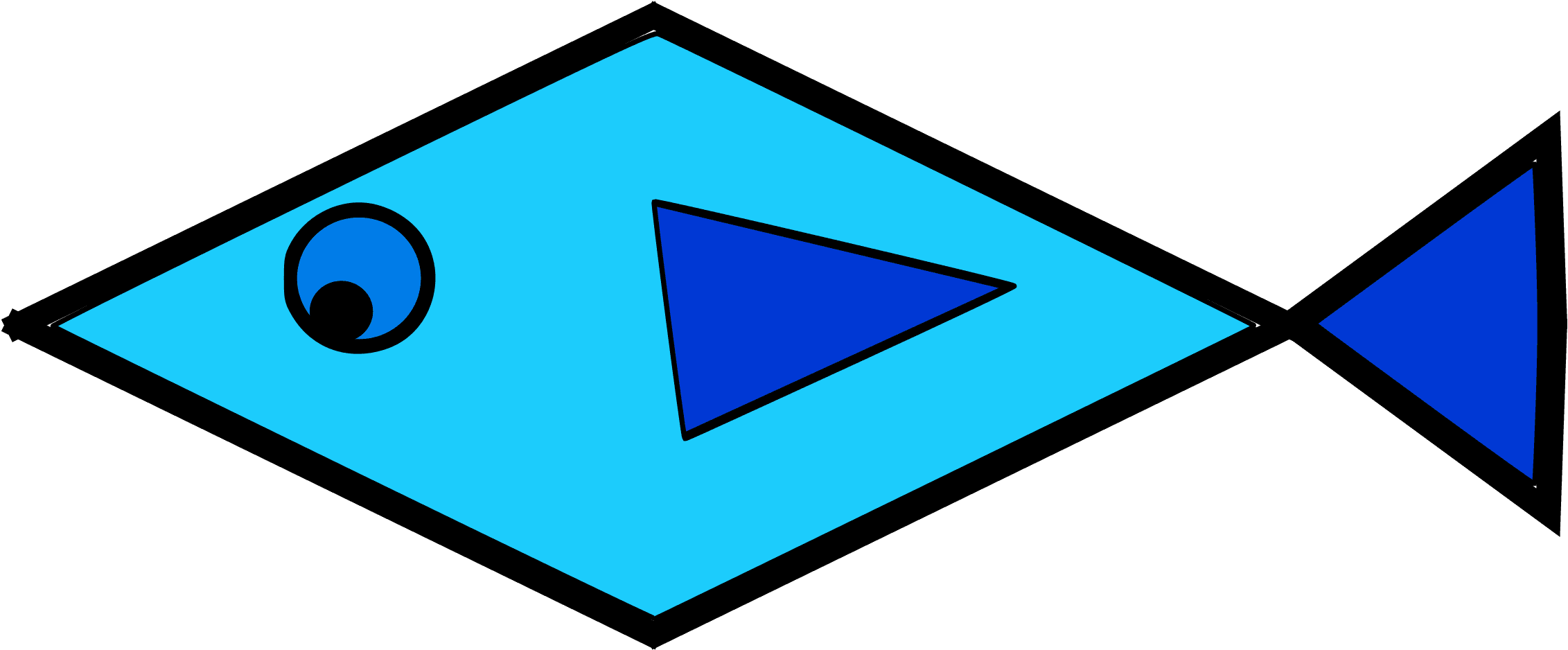 Simple Fish - Fish - Transparent PNG Free Download | PNGio