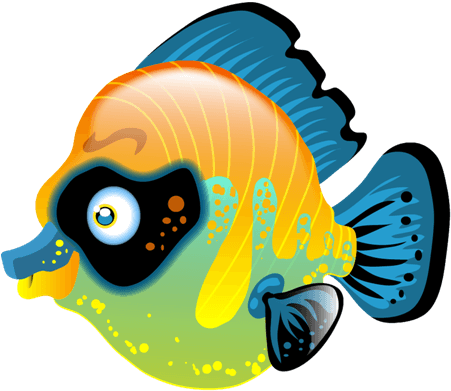 Dieser Fisch Schillert Und Leuchtet In Den Intensivsten - Coral Reef Fish - Transparent PNG Free Download | PNGio