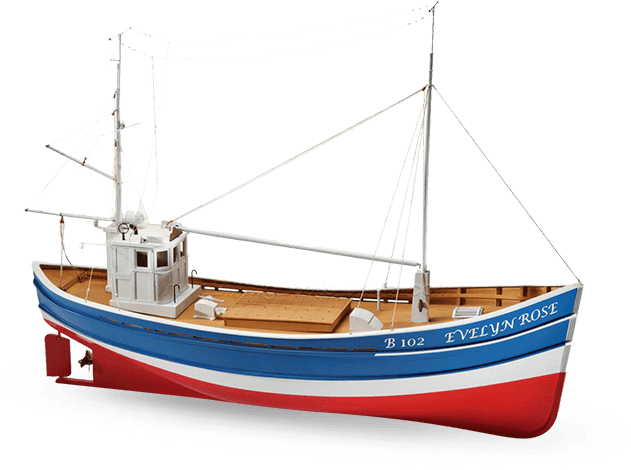 Fishing Boat - Fishing Trawler Model Boat - Transparent PNG Free Download | PNGio
