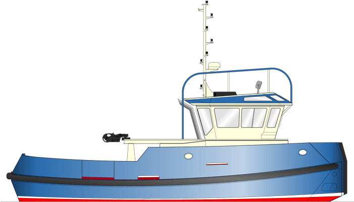 13m Dot Tug Profile - Fishing Vessel - Transparent PNG Free Download | PNGio