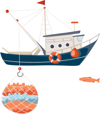Boat - Fish Traceable In The Sea While Purse Seine Fishing - Transparent PNG Free Download | PNGio