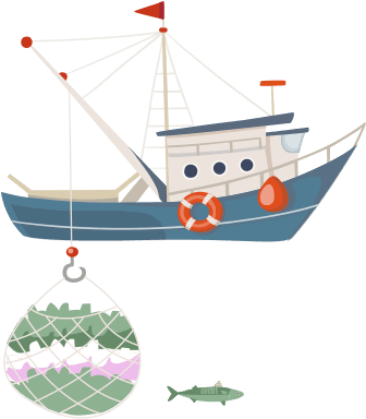 Boat - Fish Traceable In The Sea While Purse Seine Fishing - Transparent PNG Free Download | PNGio