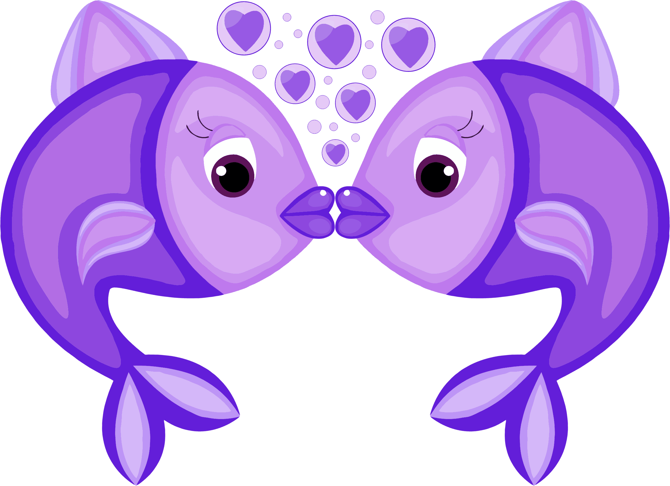 Related Love Fish Clipart - Fish In Love Clipart - Transparent PNG Free Download | PNGio