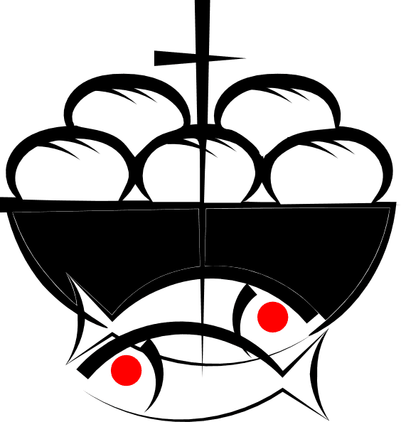 Bread And Fish Symbol - Transparent PNG Free Download | PNGio