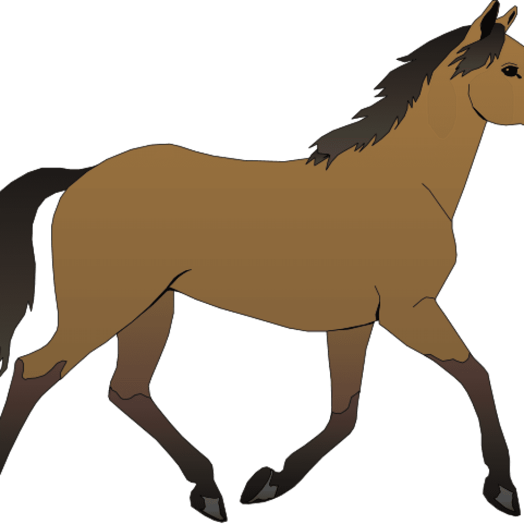 Free Horse Clipart Running Horse Clip Art At Clker - Horse Cartoon - Transparent PNG Free Download | PNGio