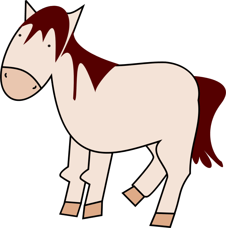 Free Horse Clip Art Clipartzo - Brown Horse Shower Curtain - Transparent PNG Free Download | PNGio