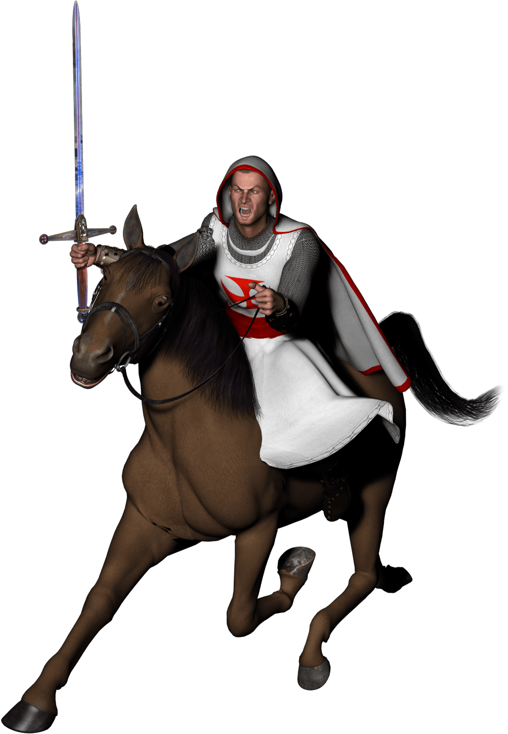Knight On Horse Transparent Background - Transparent PNG Free Download | PNGio