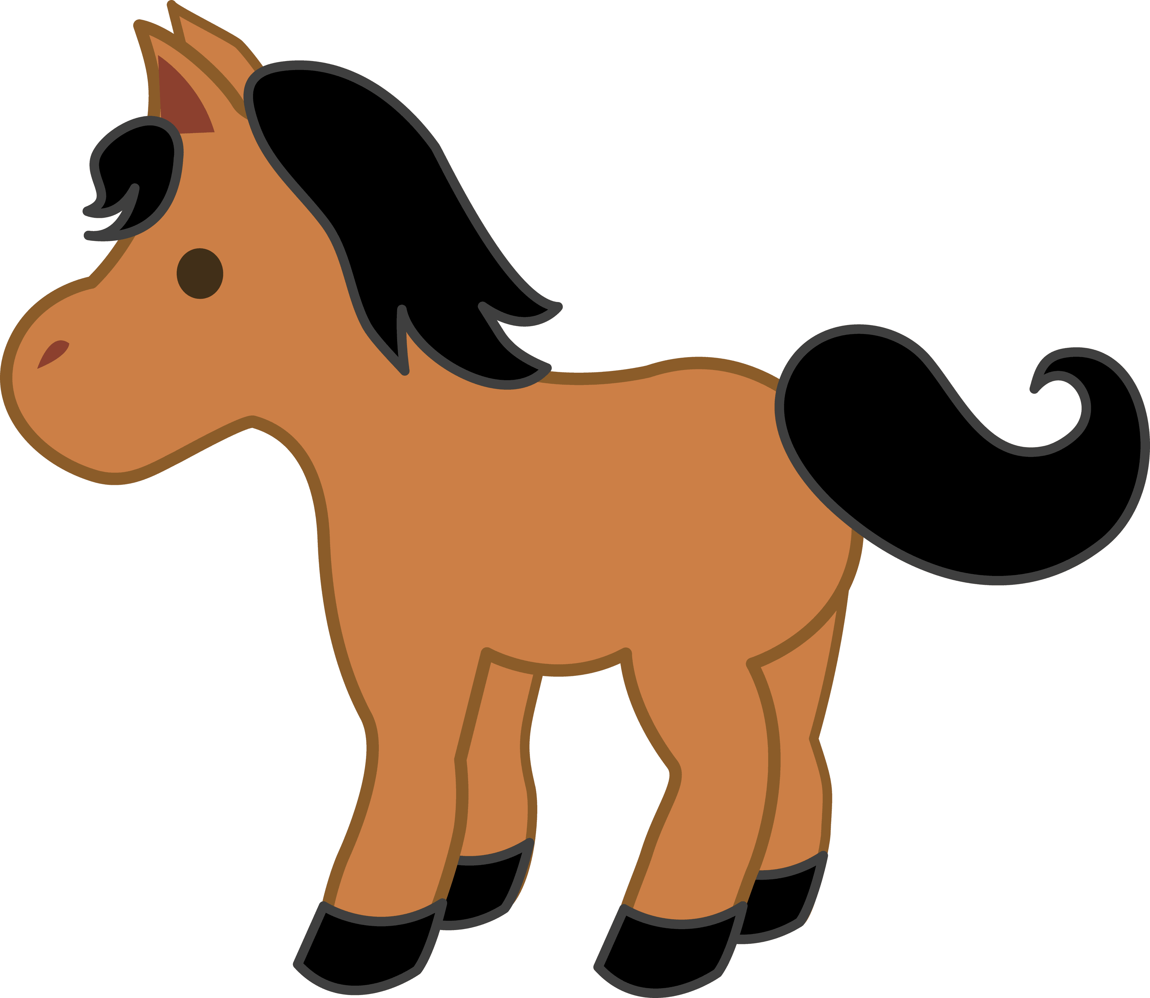 Cute Horse Clipart Clipartiki - Cute Horse Clip Art - Transparent PNG Free Download | PNGio