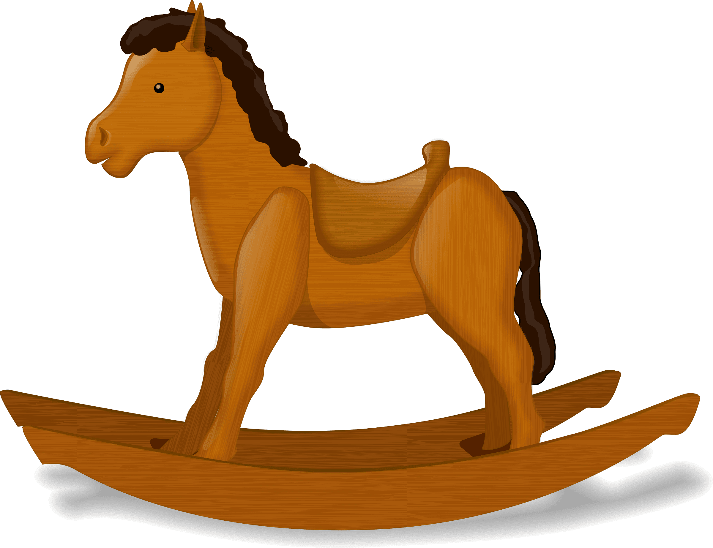 Free Horse Clipart Rocking Horse Childs Toy Free Vector - Rocking Horse Clipart - Transparent PNG Free Download | PNGio