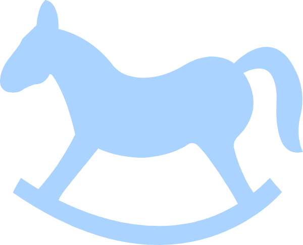 Free Blue Horse Cliparts, Download Free Clip Art, Free - Blue Rocking Horse Png - Transparent PNG Free Download | PNGio