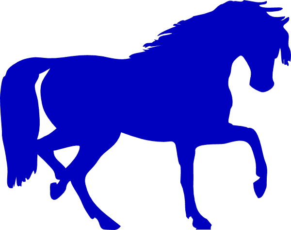 28 Collection Of Blue Horse Clipart - Horse Silhouette Clip Art - Transparent PNG Free Download | PNGio