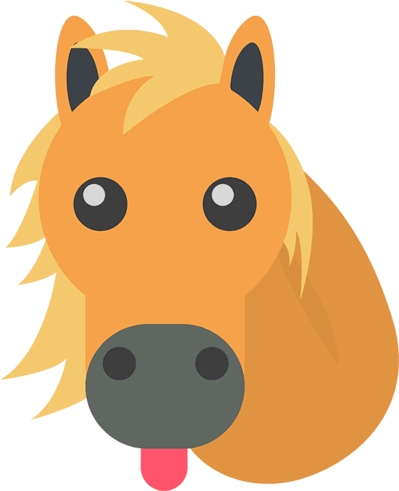 A Trusted Friend - Horse Emoji - Transparent PNG Free Download | PNGio