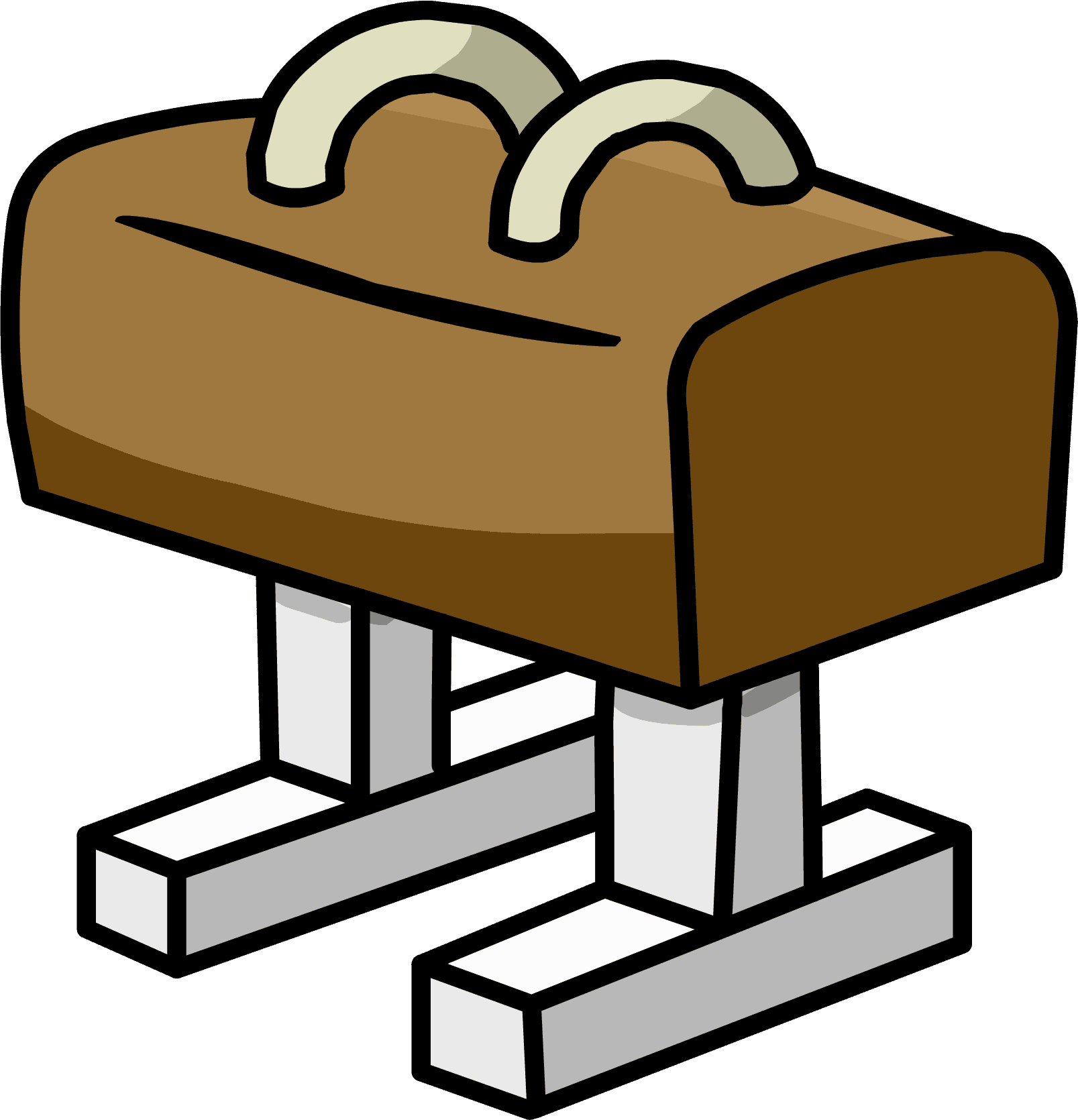Pommel Horse - Gymnastics Pommel Horse Cartoon - Transparent PNG Free Download | PNGio