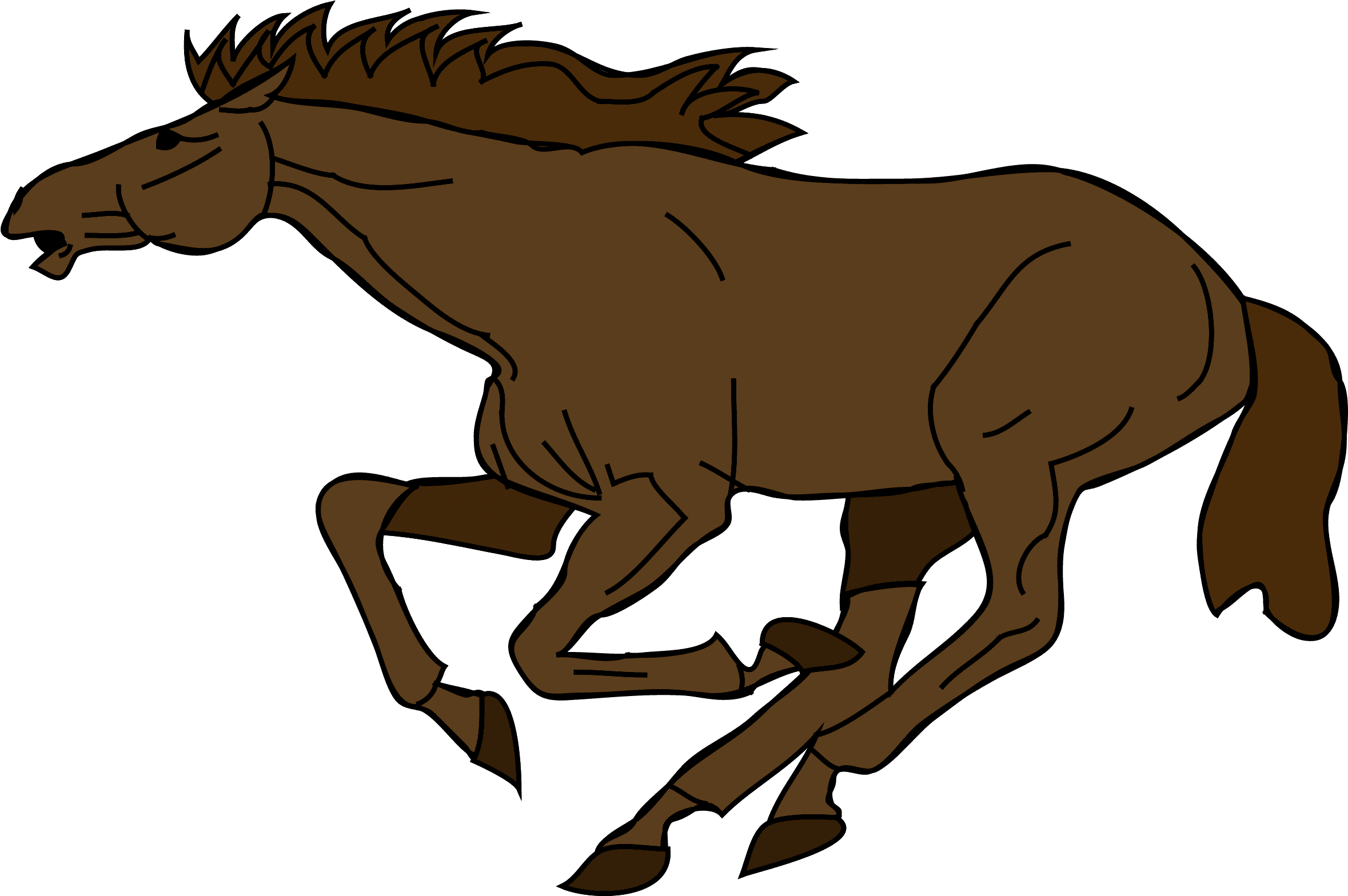 Horse Running Clip Art - Transparent PNG Free Download | PNGio
