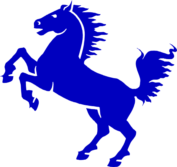 Blue Horse Clipart - Transparent PNG Free Download | PNGio