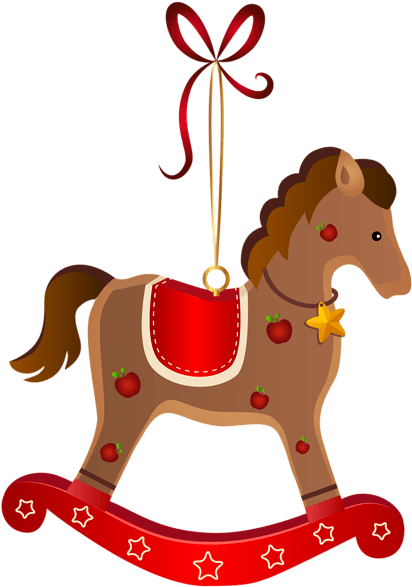 Rocking Horse Christmas Ornament Transparent Png Clip - Rocking Horse Christmas Ornament - Transparent PNG Free Download | PNGio