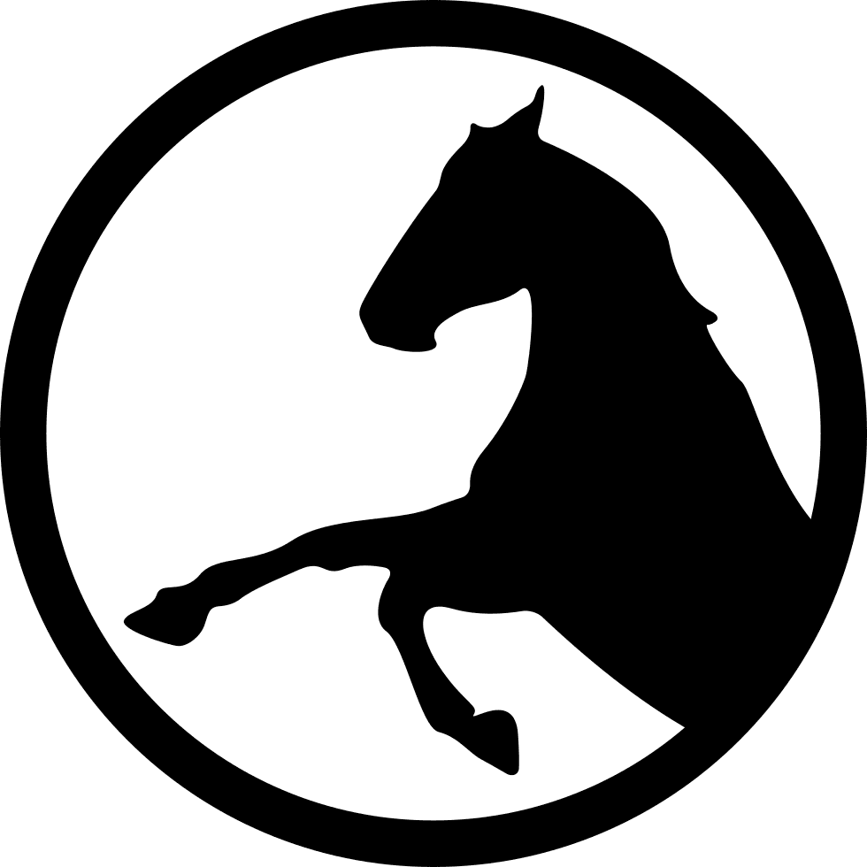 Horse Raising Front Feet Inside A Circle Outline Comments - Horse In A Circle - Transparent PNG Free Download | PNGio