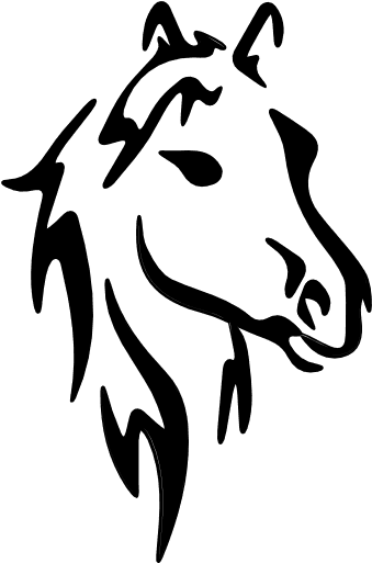 28 Collection Of Horse Drawing Png - Love Horses Embroidery Design - Transparent PNG Free Download | PNGio